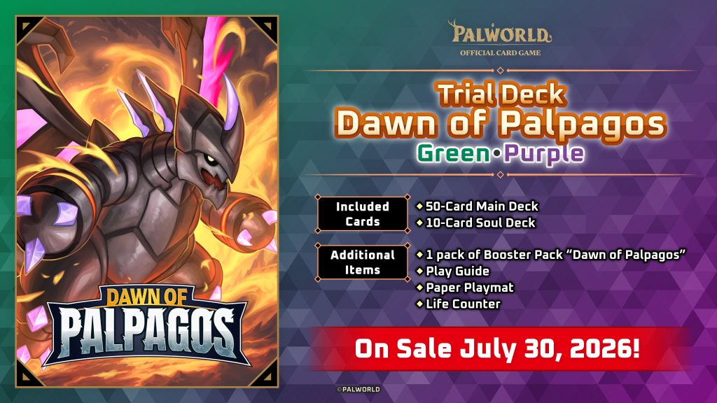Dawn of Palpagos Trial Deck — Green・Purple [TD02] product artwork