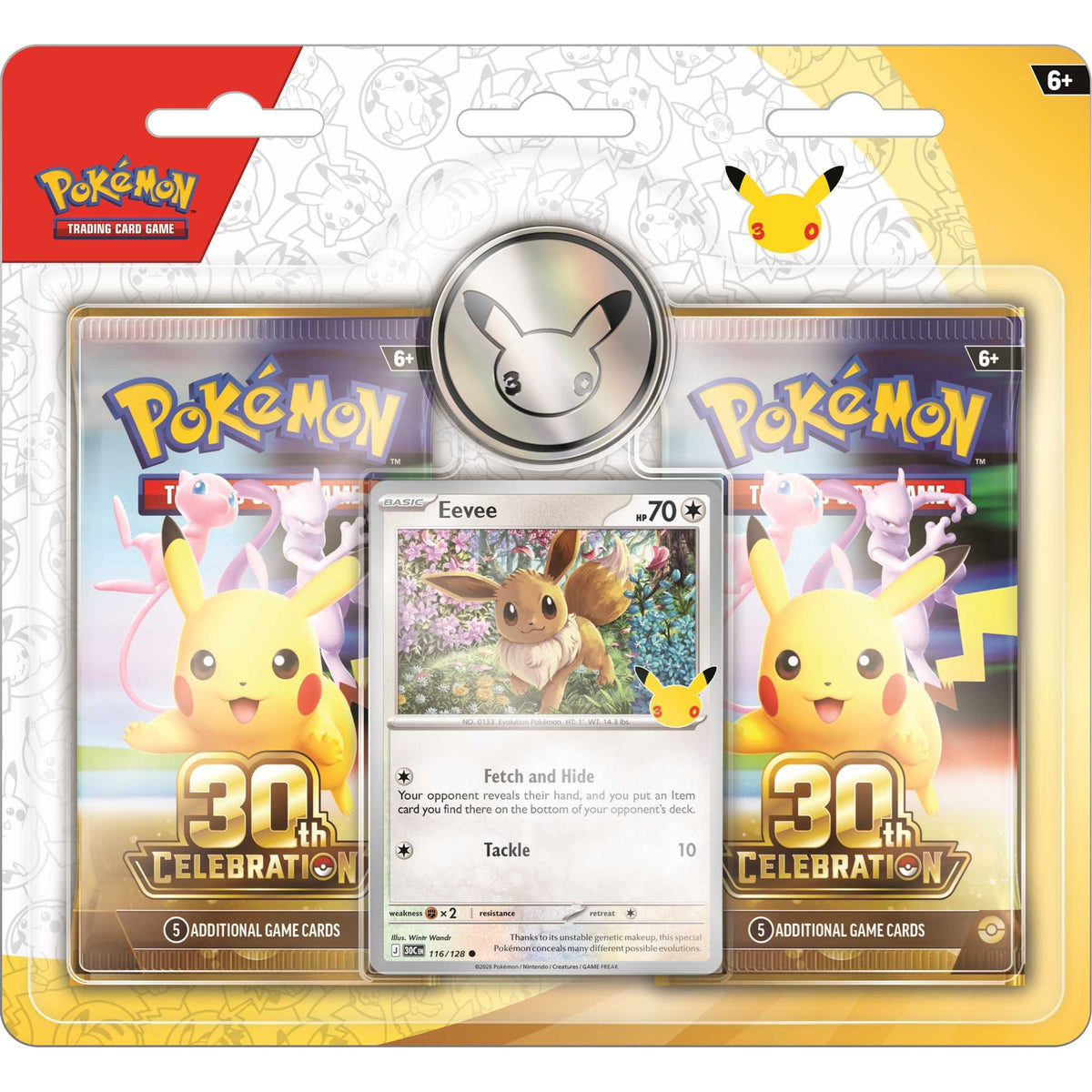 30th Celebration Eevee 2-Pack Blister product artwork