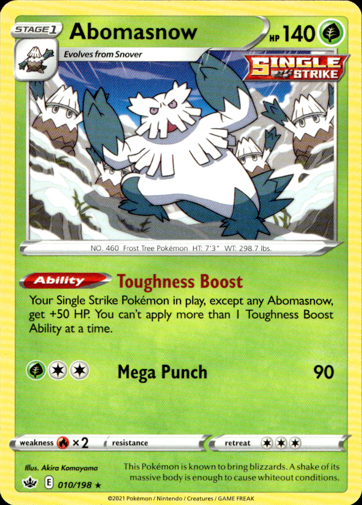 Scanned front of Abomasnow