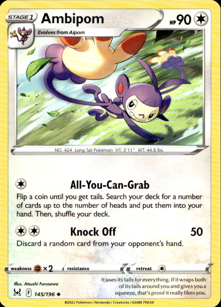 Scanned front of Ambipom