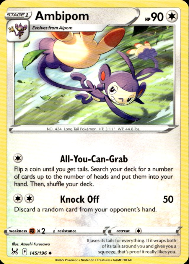 Scanned front of Ambipom