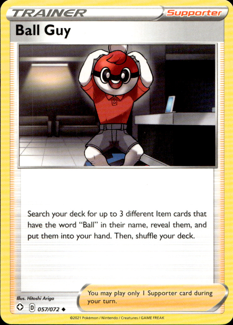 Scanned front of Ball Guy