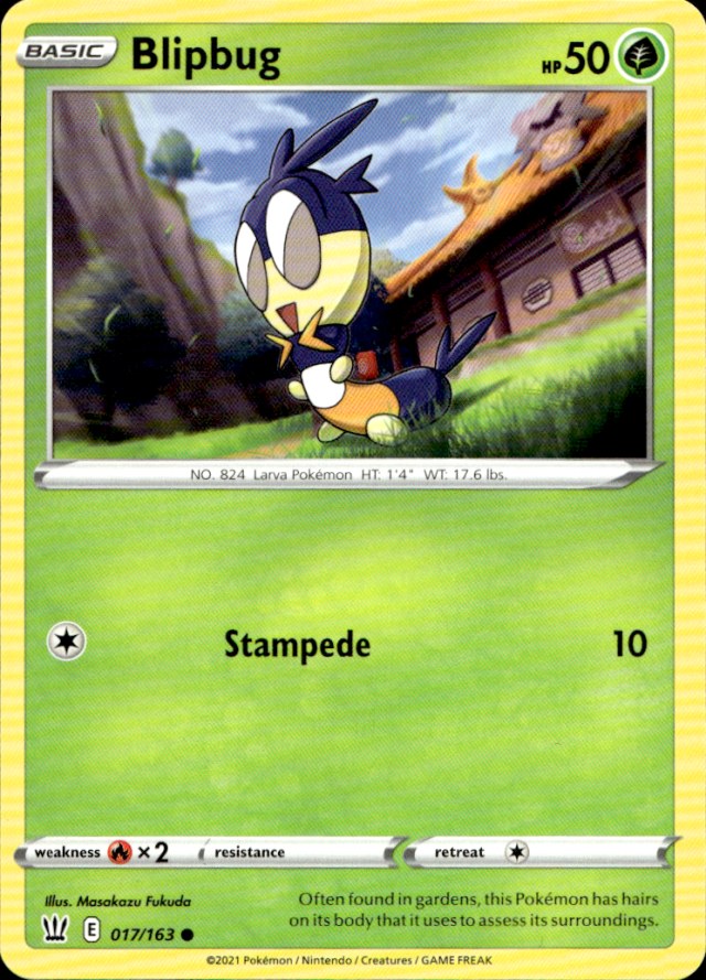 Scanned front of Blipbug