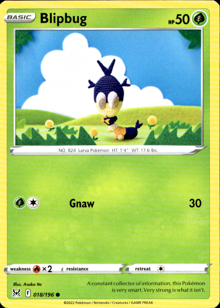 Scanned front of Blipbug