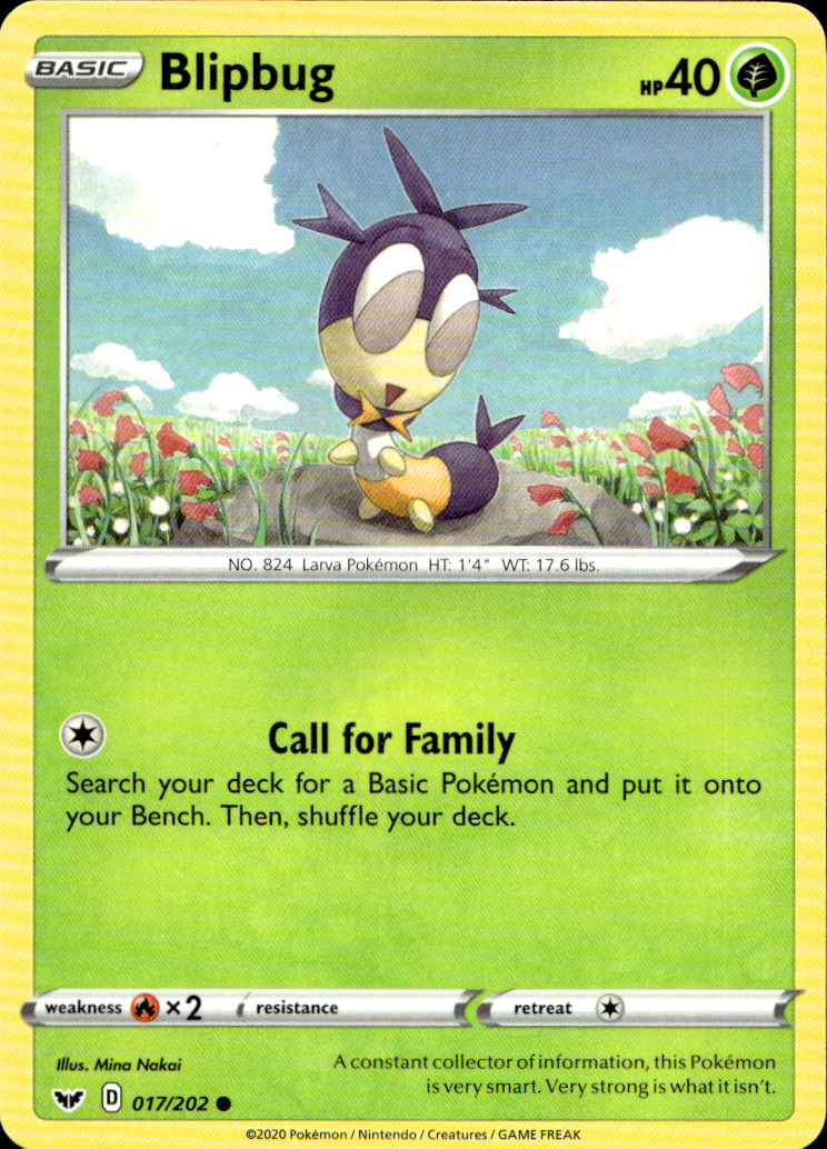 Scanned front of Blipbug