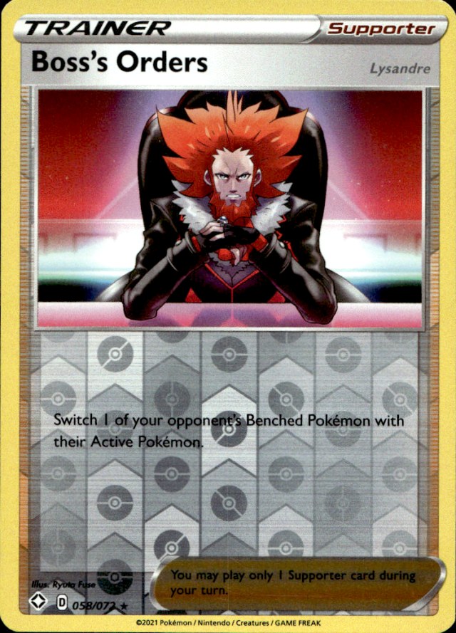 Scanned front of Boss's Orders (Lysandre)