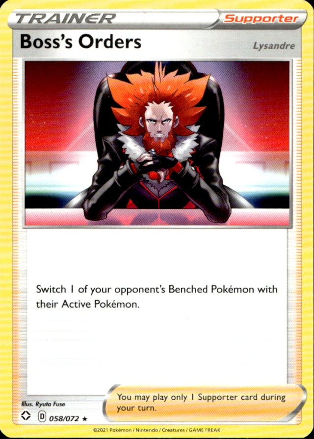 Scanned front of Boss's Orders (Lysandre)