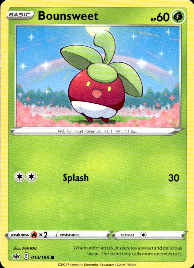 Scanned front of Bounsweet