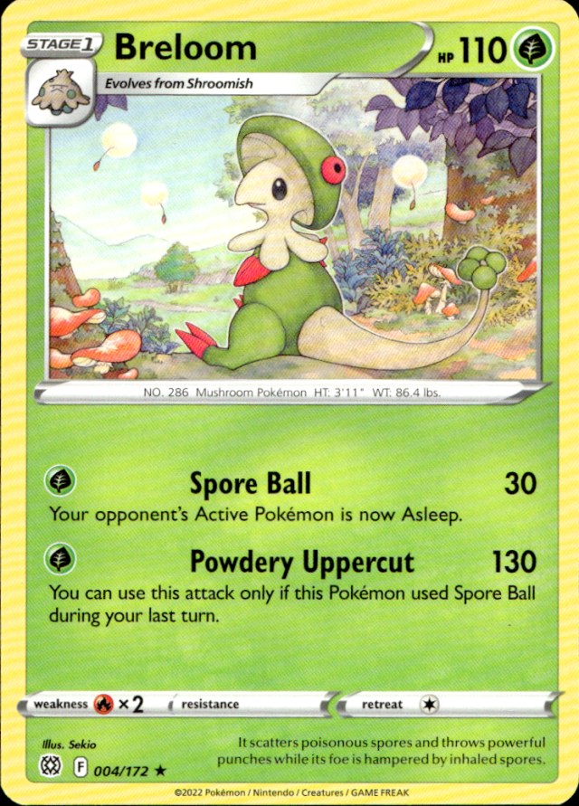 Scanned front of Breloom
