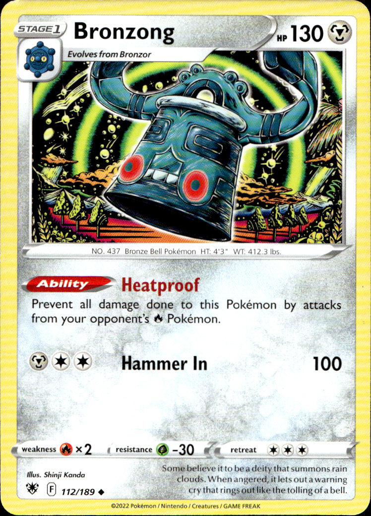 Scanned front of Bronzong