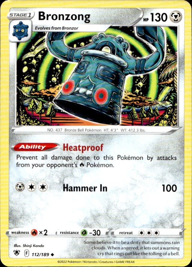 Scanned front of Bronzong