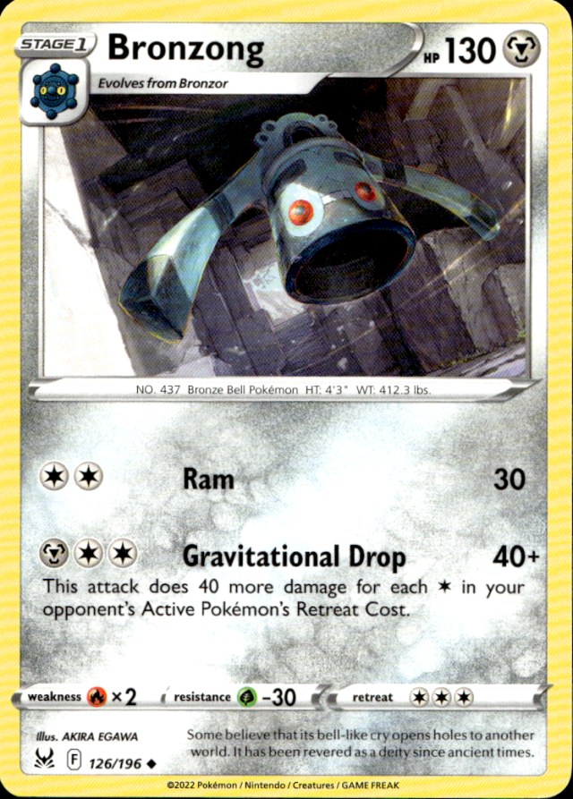 Scanned front of Bronzong