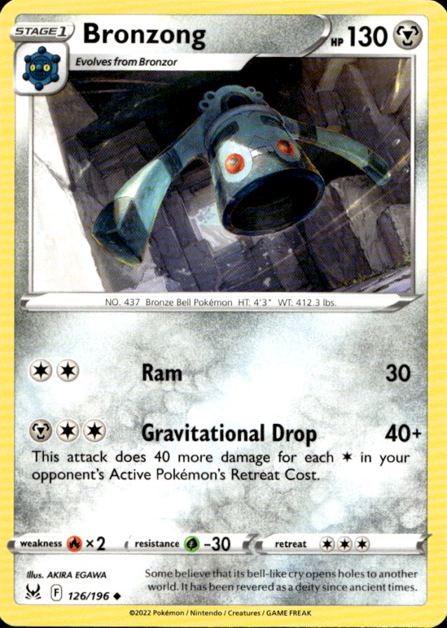 Scanned front of Bronzong