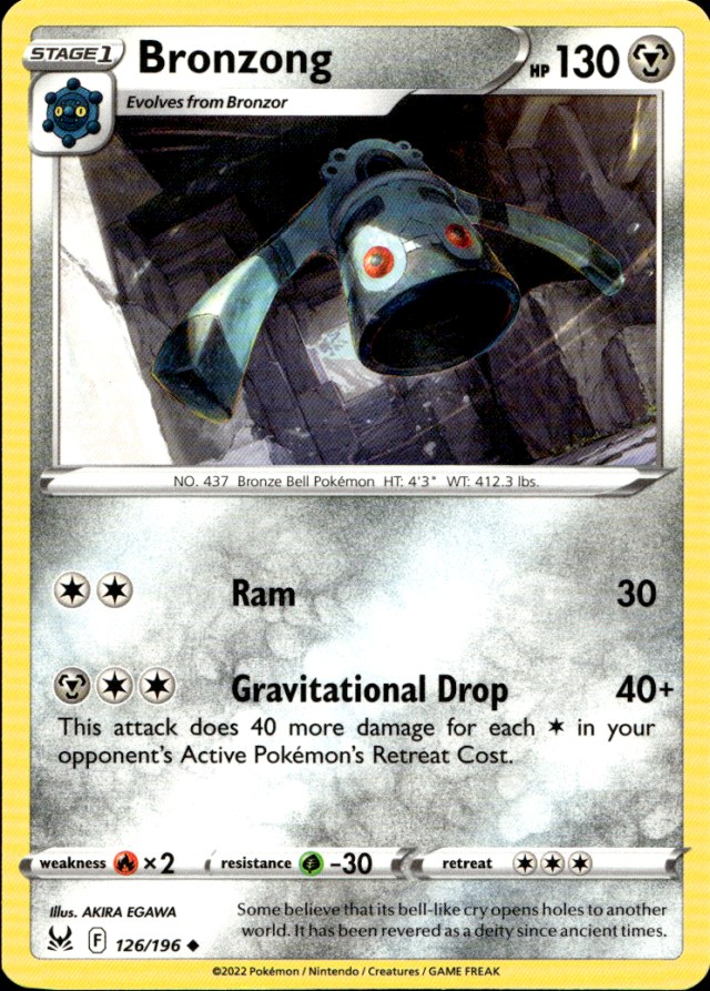 Scanned front of Bronzong