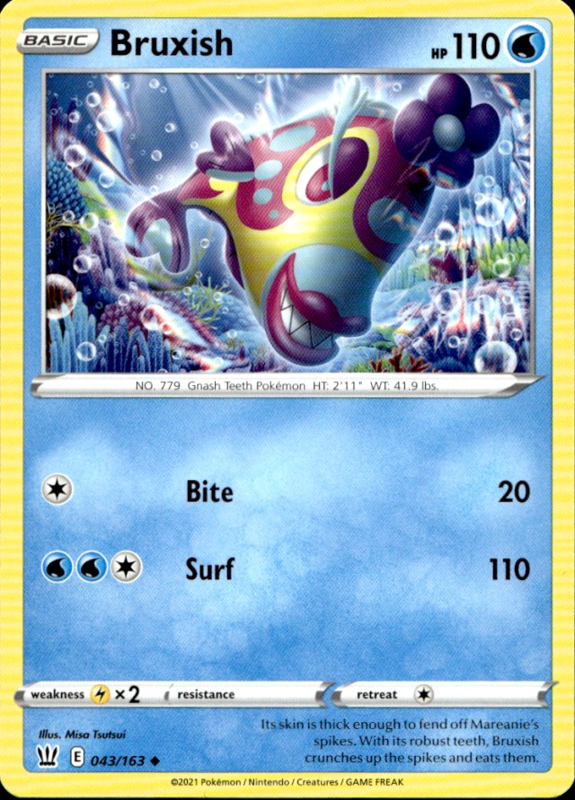 Scanned front of Bruxish