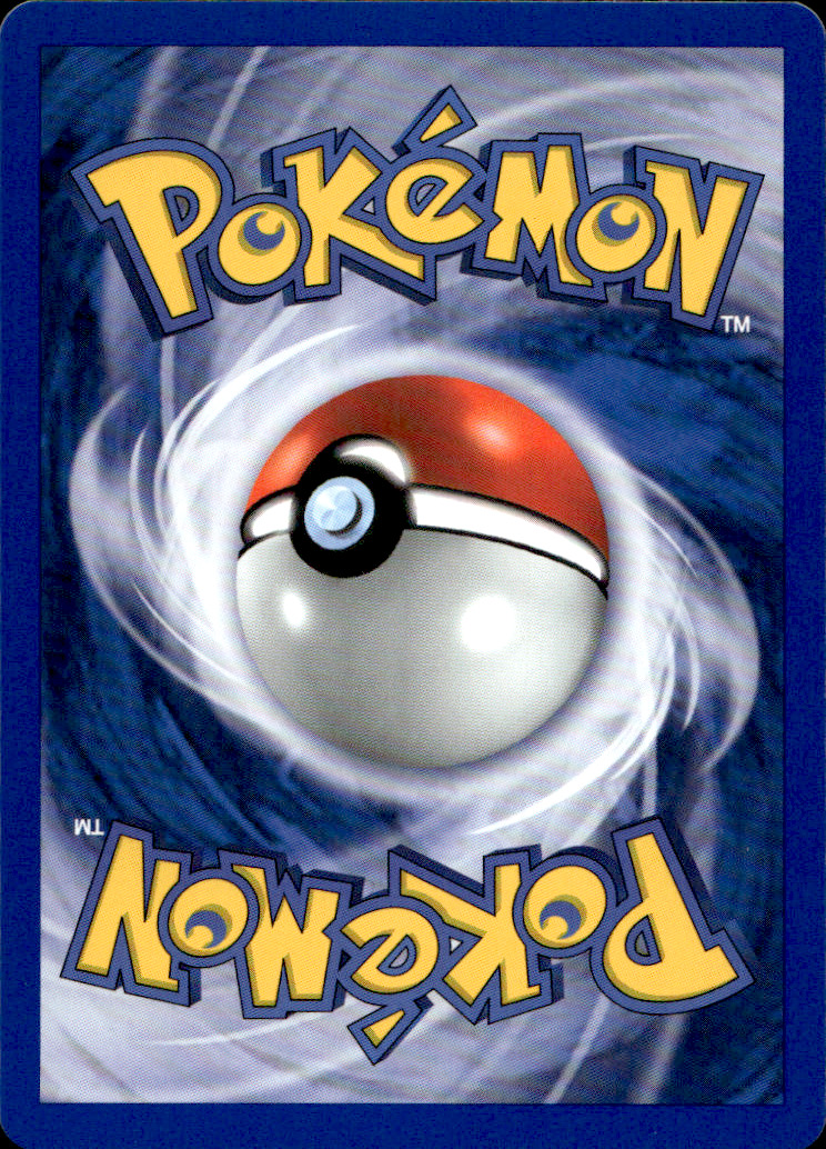 Scanned back of Butterfree