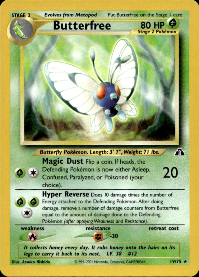 Scanned front of Butterfree
