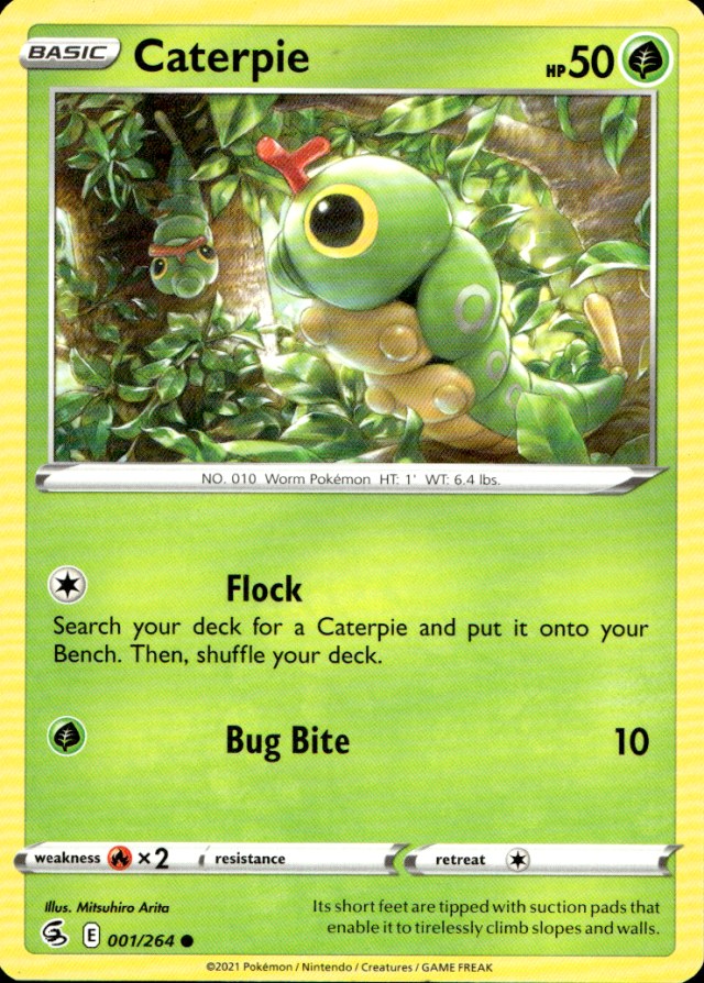 Scanned front of Caterpie