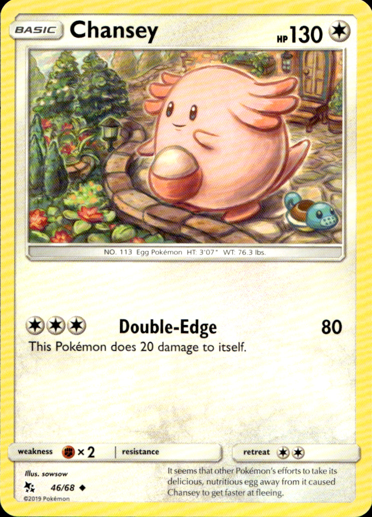 Scanned front of Chansey