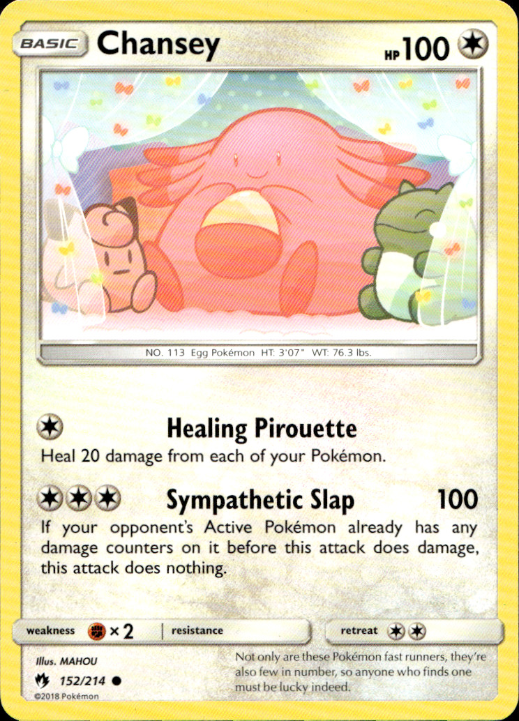 Scanned front of Chansey