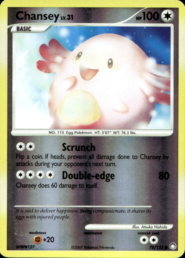 Scanned front of Chansey