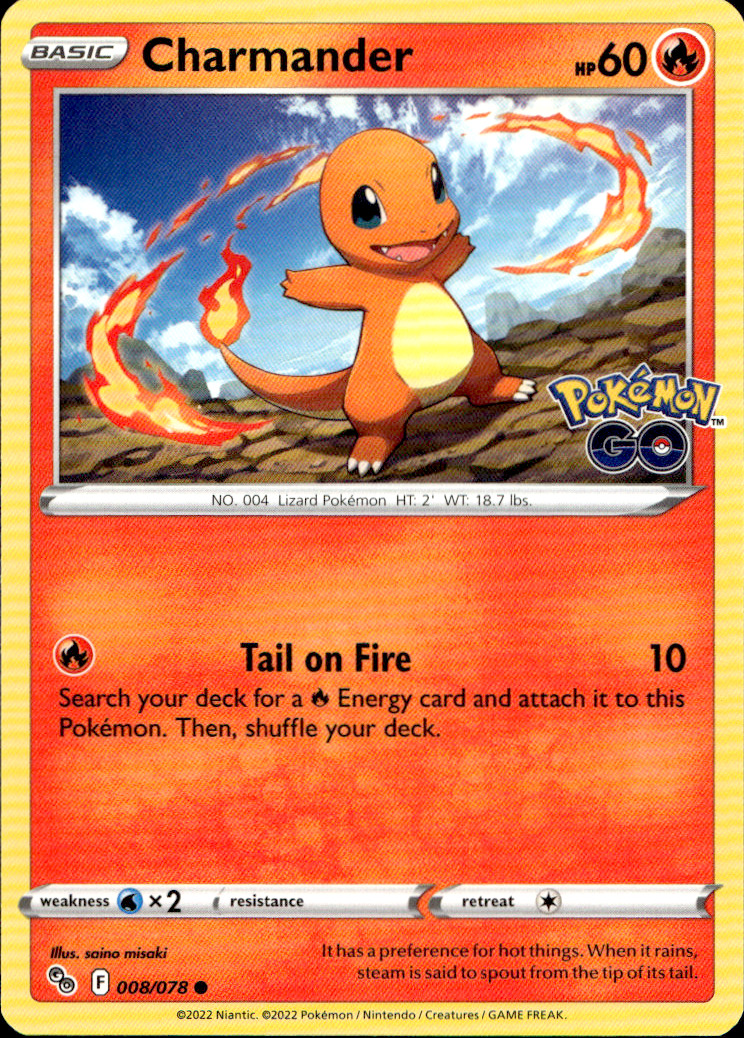 Scanned front of Charmander