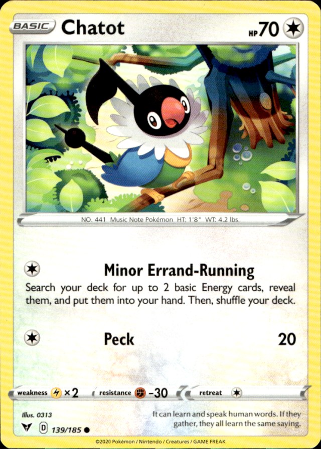 Scanned front of Chatot