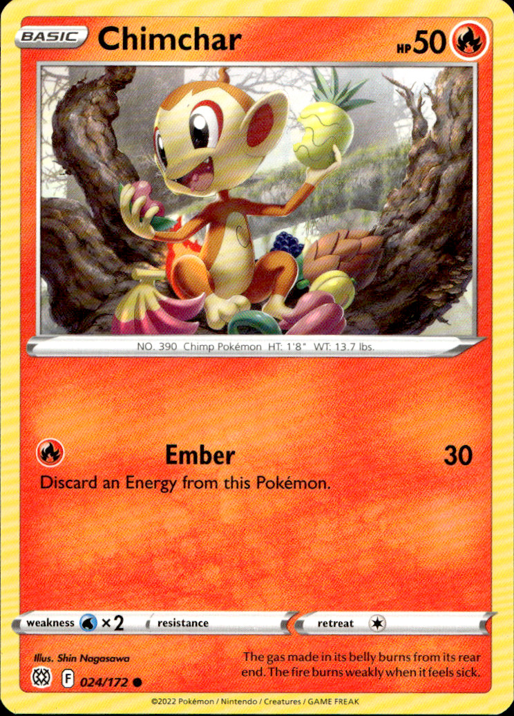 Scanned front of Chimchar