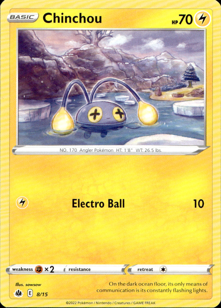 Scanned front of Chinchou