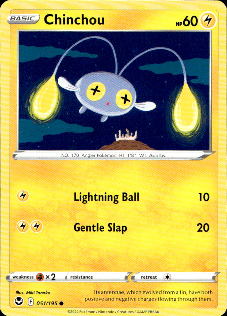 Scanned front of Chinchou
