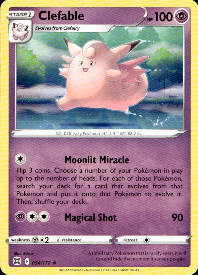 Scanned front of Clefable