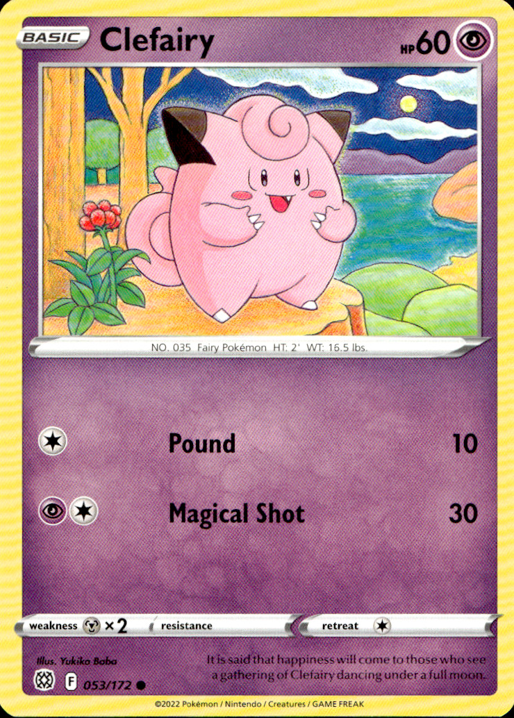 Scanned front of Clefairy