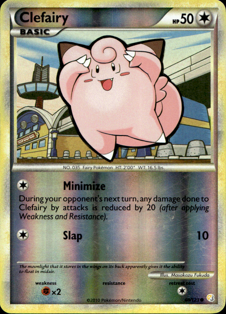 Scanned front of Clefairy