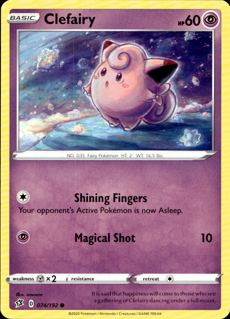Scanned front of Clefairy