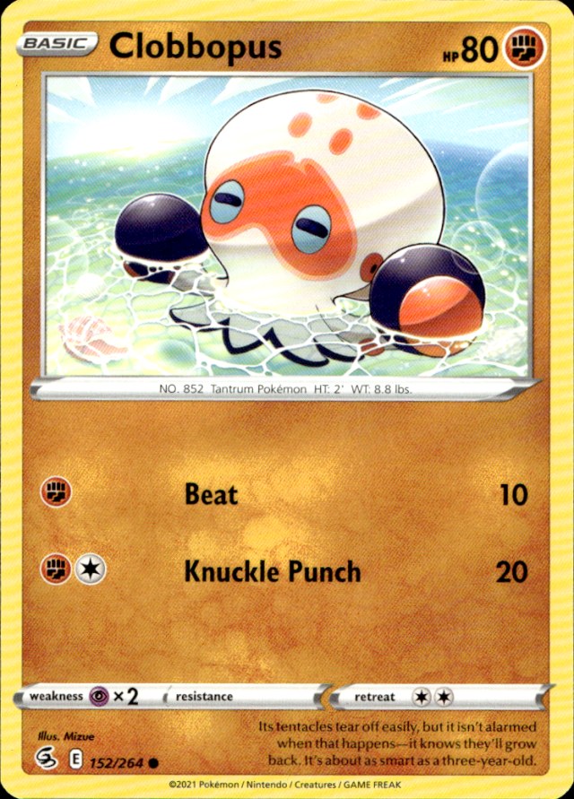 Scanned front of Clobbopus