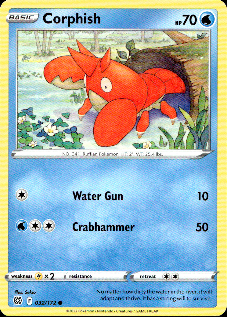 Scanned front of Corphish