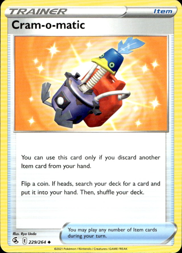 Scanned front of Cram-o-matic