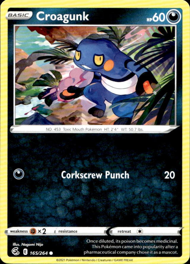 Scanned front of Croagunk