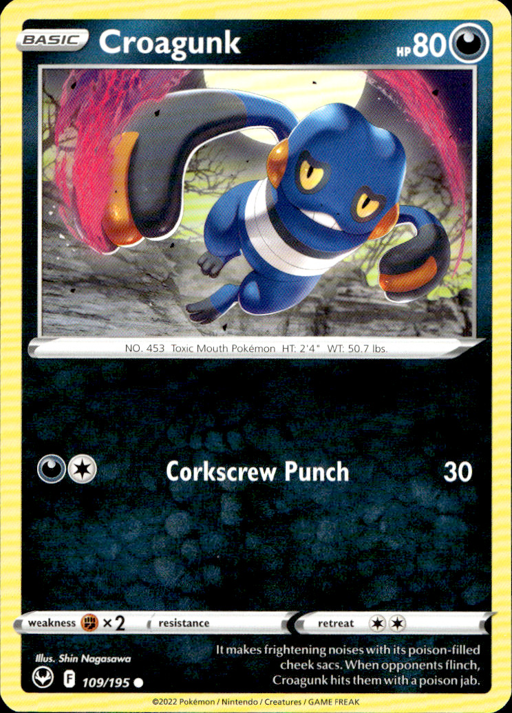 Scanned front of Croagunk