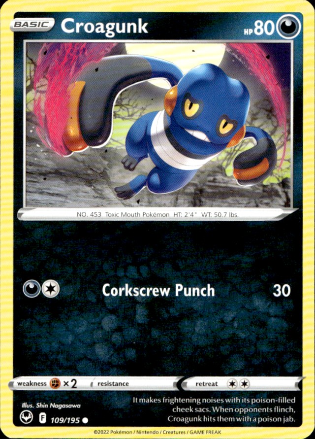 Scanned front of Croagunk