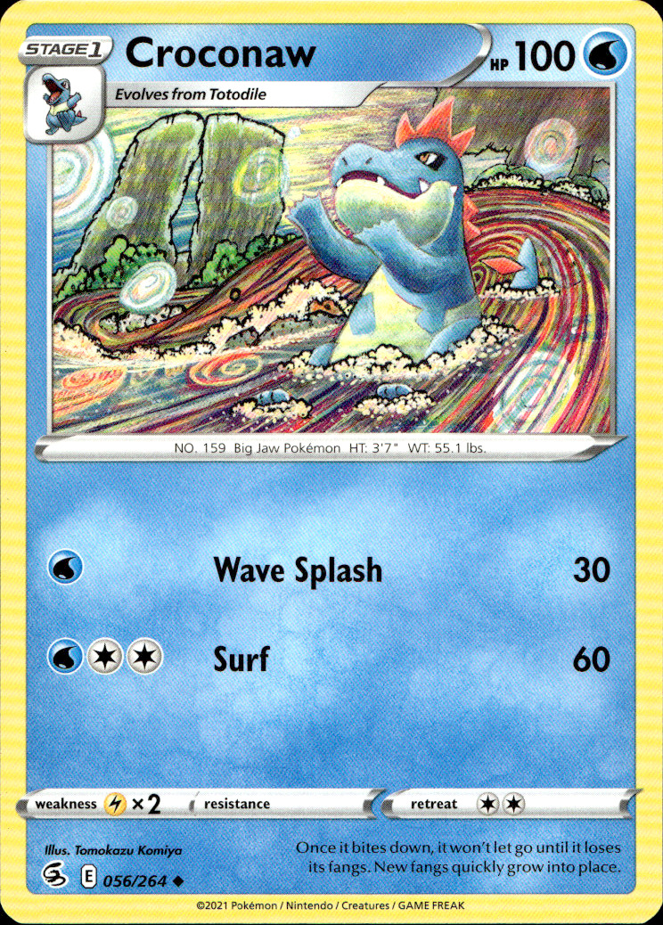 Scanned front of Croconaw