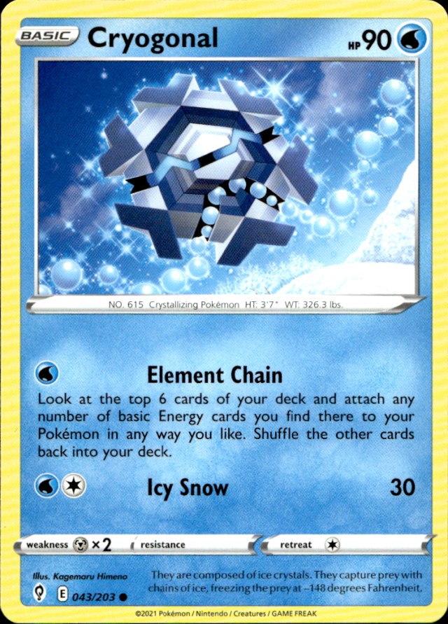 Scanned front of Cryogonal