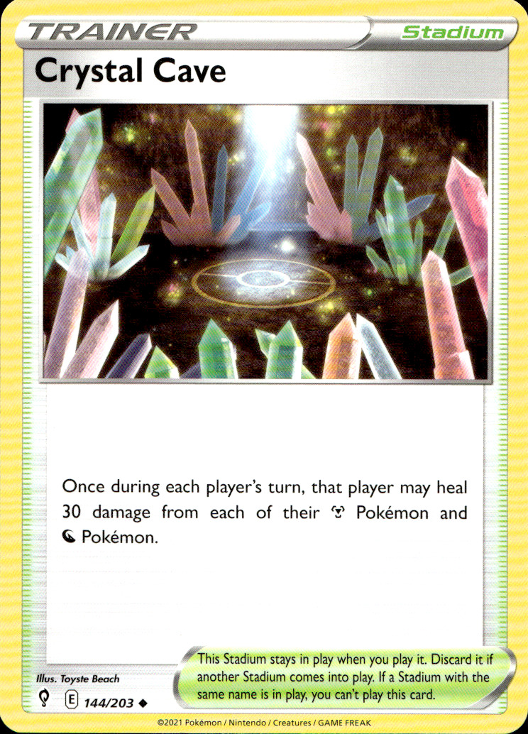 Scanned front of Crystal Cave