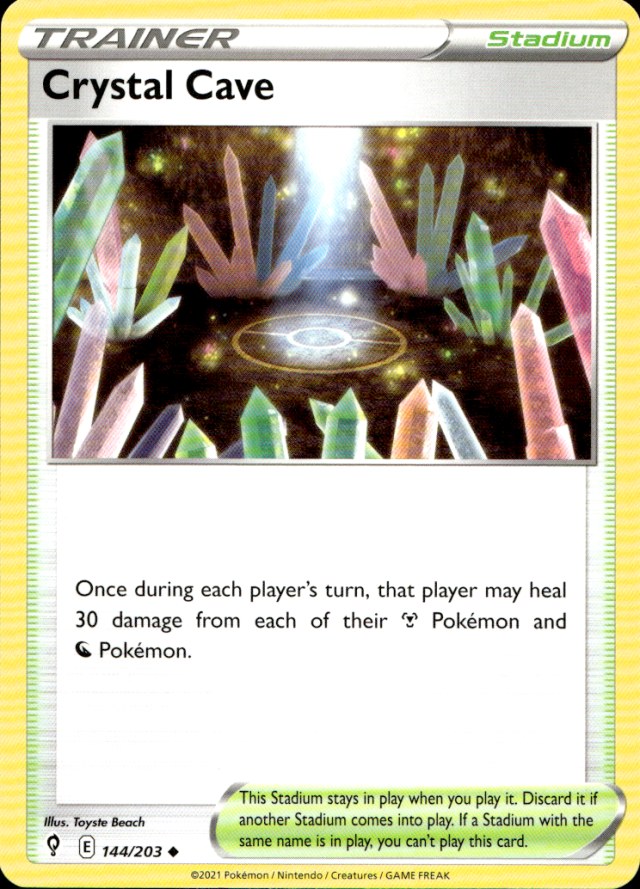 Scanned front of Crystal Cave