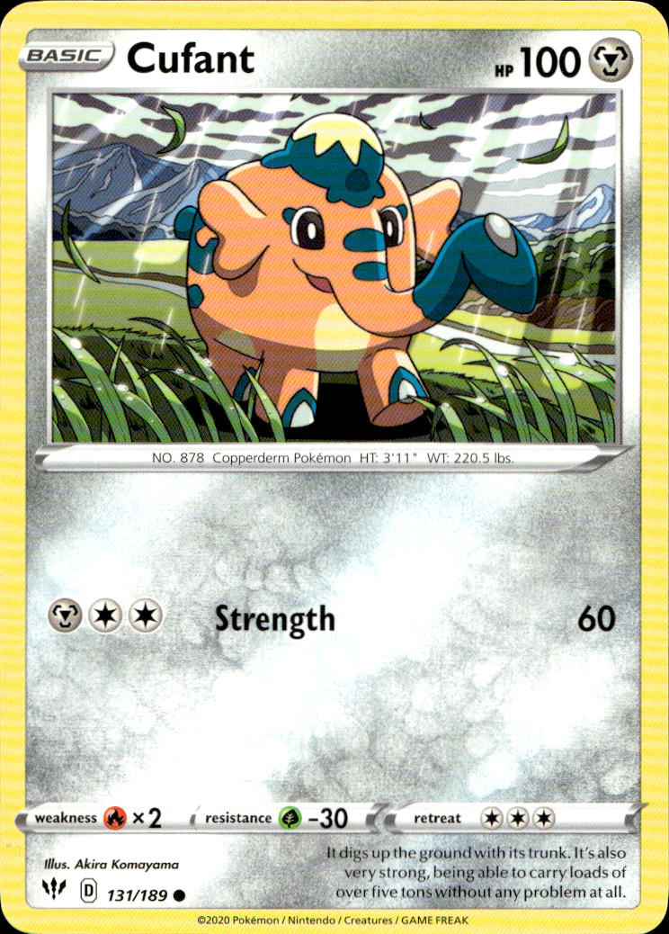 Scanned front of Cufant
