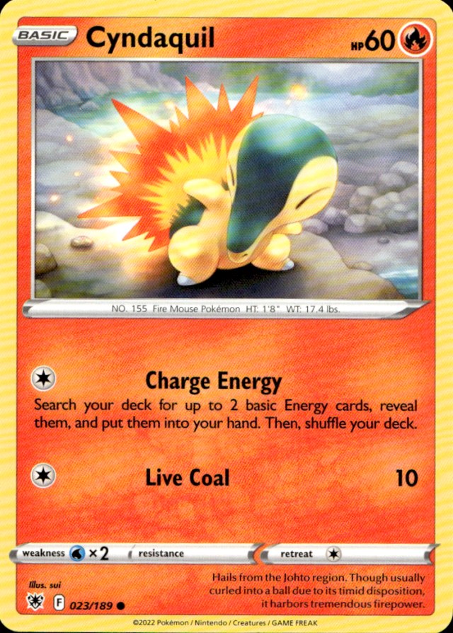 Scanned front of Cyndaquil