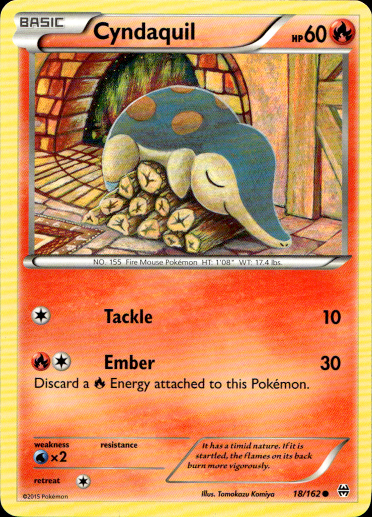 Scanned front of Cyndaquil