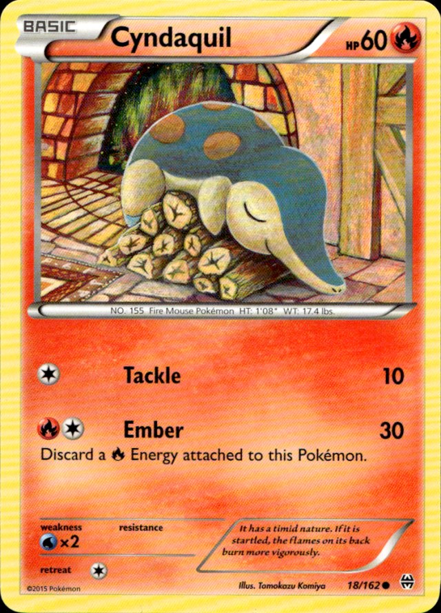 Scanned front of Cyndaquil
