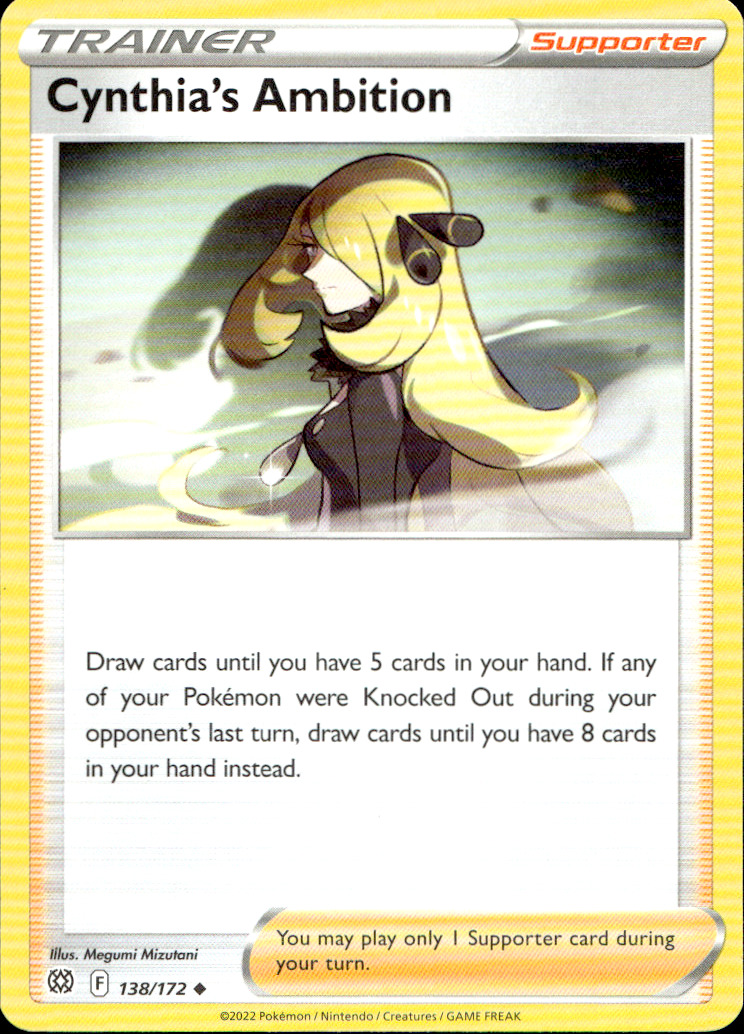 Scanned front of Cynthia's Ambition