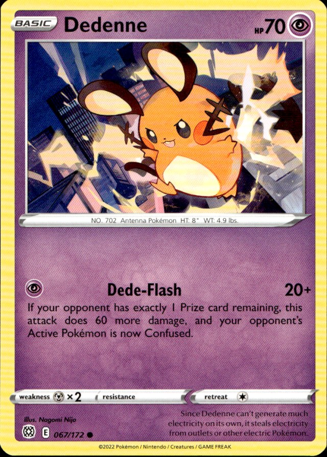 Scanned front of Dedenne